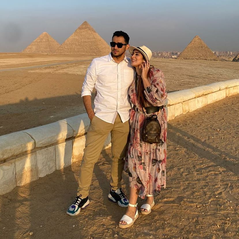7 Momen liburan Tania Nadira dan Abdulla Alwi ke Mesir saat pandemi