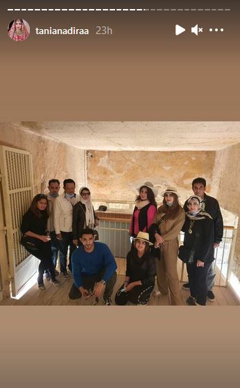 7 Momen liburan Tania Nadira dan Abdulla Alwi ke Mesir saat pandemi