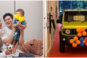 10 Momen ulang tahun pertama Kiano Tiger Wong, dapat hadiah mobil