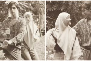 10 Potret 90-an ala Dinda Hauw dan Rey Mbayang, hasilnya jadul banget