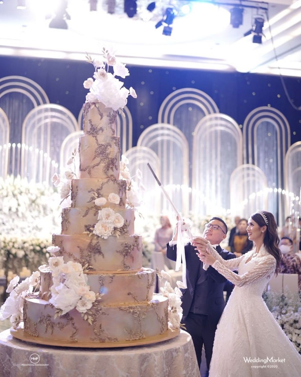 10 Momen resepsi Atries Angel dan Eric Saputra, penuh kebahagiaan