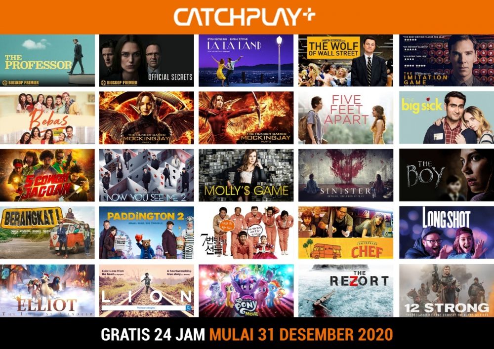 Catchplay+ sajikan nobar gratis deretan film blockbuster di tahun baru