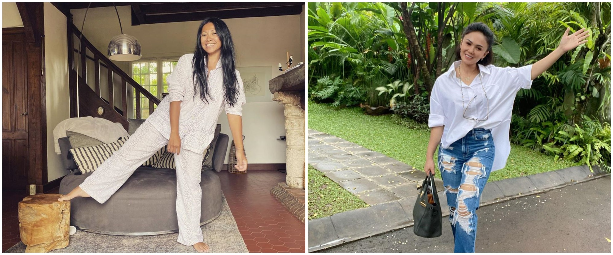 Potret rumah 8 diva pop, milik Yuni Shara banyak tanaman