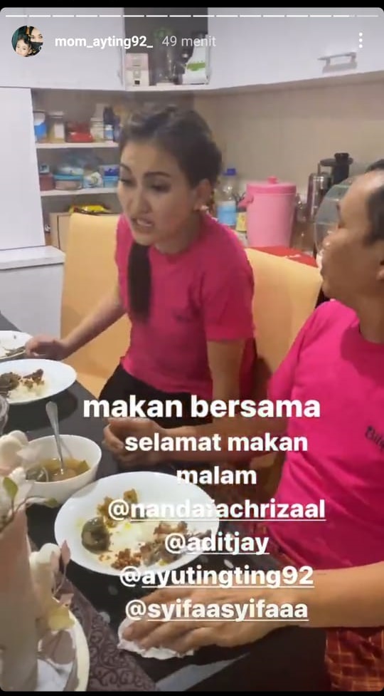 9 Momen Ayu Ting Ting rayakan ultah Bilqis ke-7, Adit Jayusman disorot