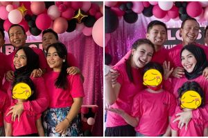 9 Momen Ayu Ting Ting rayakan ultah Bilqis ke-7, Adit Jayusman disorot