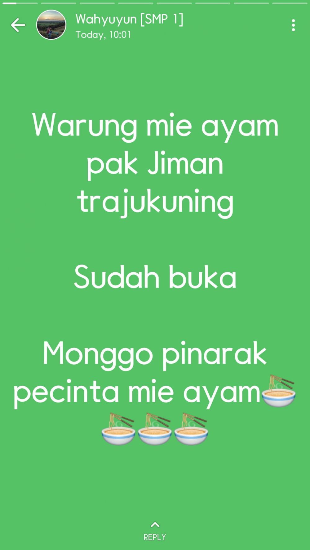 15 Pengumuman di WhatsApp Story pedagang ini bikin pembeli senyum