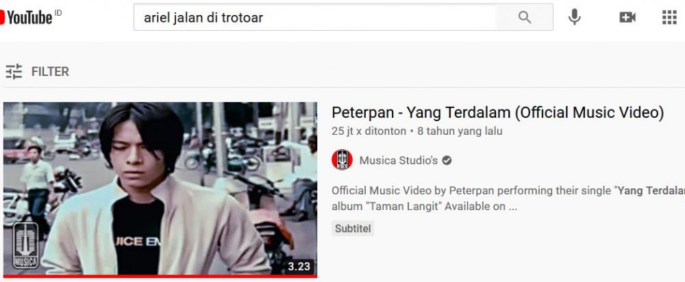 16 Keyword lucu pencarian lagu Peterpan, bikin senyum pas nyanyi
