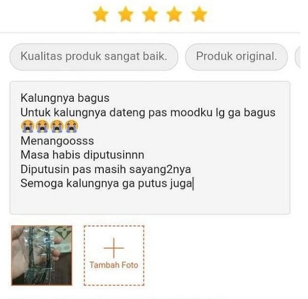 13 Testimoni lucu sambil curhat dari pembeli olshop ini bikin geli