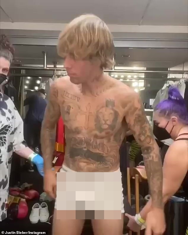 Unggah foto tubuh bebas tato, penampilan Justin Bieber sedot perhatian