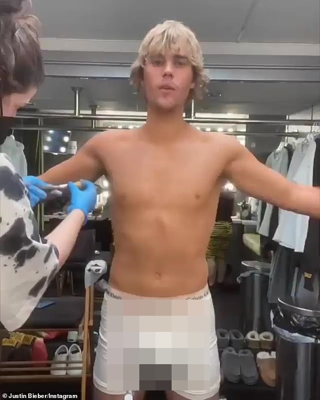 Unggah foto tubuh bebas tato, penampilan Justin Bieber sedot perhatian