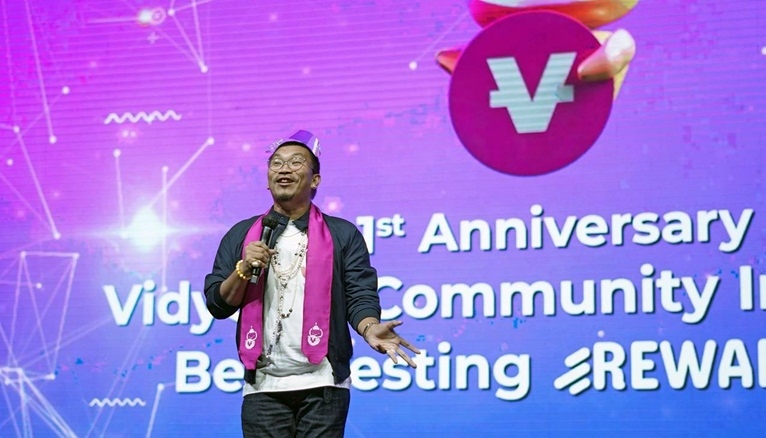 Via Vallen bikin seru perayaan setahun VidyCoin Community di Indonesia
