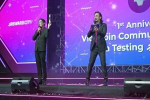 Via Vallen bikin seru perayaan setahun VidyCoin Community di Indonesia