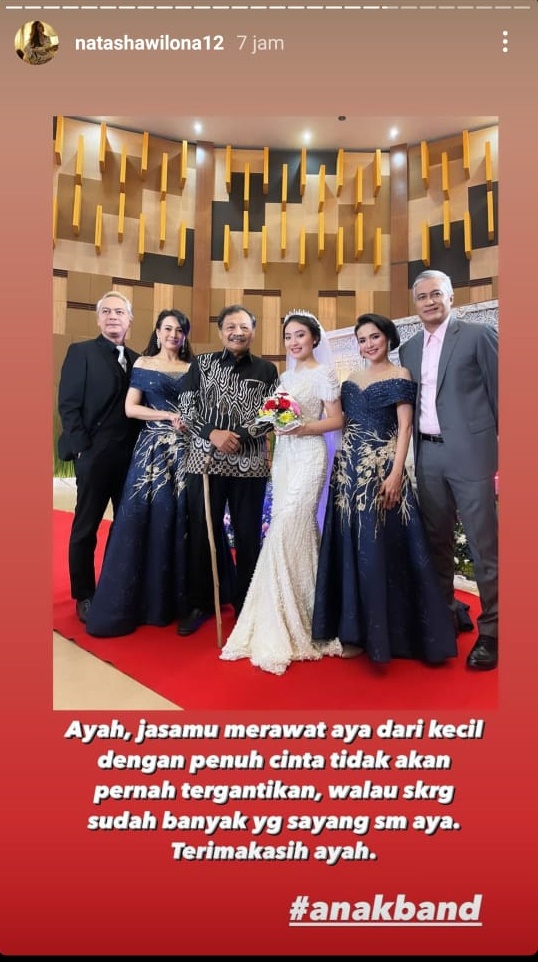 10 Momen pernikahan Natasha Wilona & Stefan William di 'Anak Band'