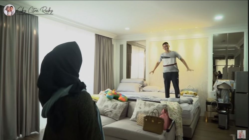 7 Potret kamar Citra Kirana usai ditata ulang, kasurnya hampir 3 meter