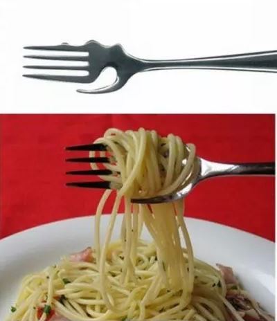 14 Desain garpu ini absurd, bikin bingung si pemakai kalau mau makan