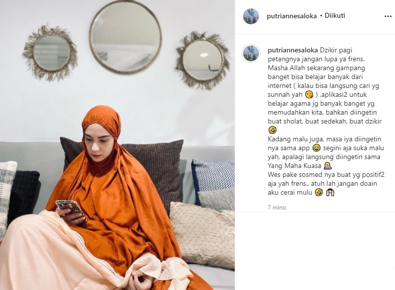 Kerap dapat pesan kasar di Instagram, begini curhat Putri Anne