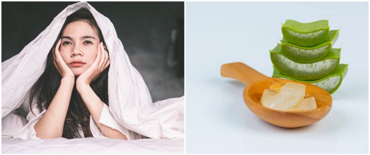 Cara membuat masker mata dari lidah buaya, ampuh atasi mata panda
