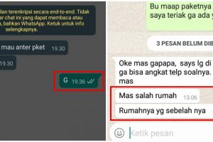 11 Chat dari kurir mau kirim paket ke customer ini endingnya kocak