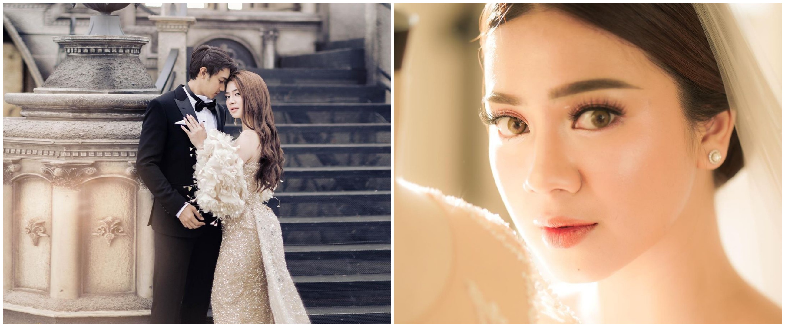 6 Potret gaun nikah Felicya Angelista, rancangan desainer kondang