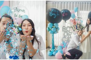 10 Momen baby shower Ana Riana, bertema garden party serba putih