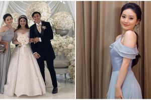 7 Gaya Natasha Wilona di pertunangan dan pernikahan Felicya, memesona
