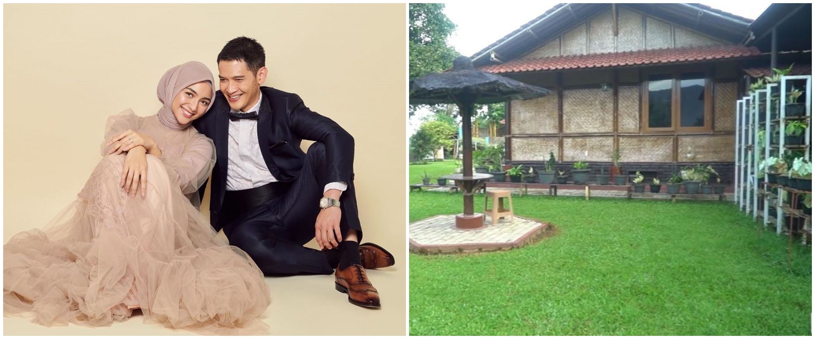 Potret vila 8 pesinetron Tanah Air, punya Citra Kirana saung bambu