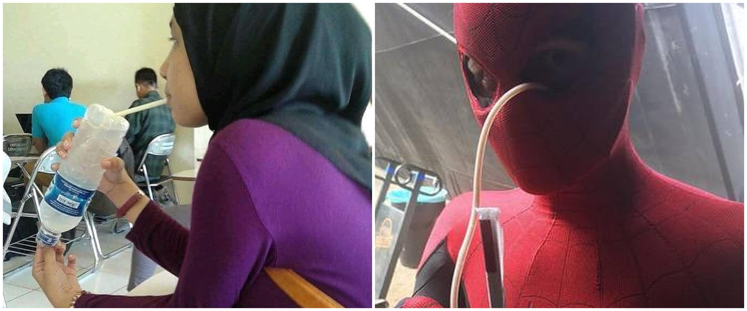 18 Potret nyeleneh orang menikmati minuman ini bikin geleng kepala