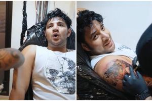 Potret 6 seleb pakai tato 'palsu', Ammar Zoni bak sungguhan