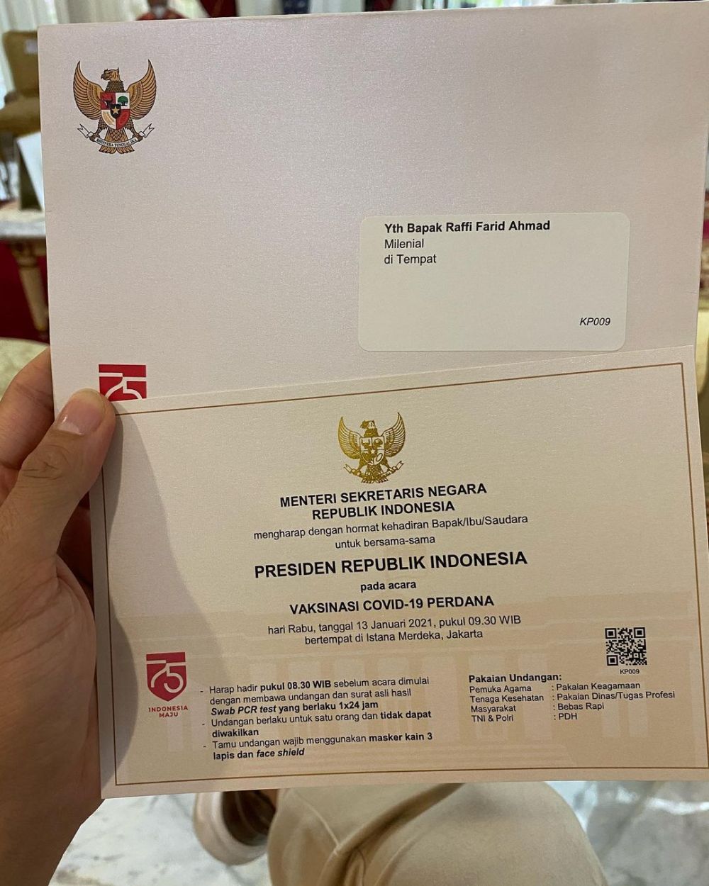 8 Momen Raffi Ahmad disuntik vaksin Covid-19 tahap pertama