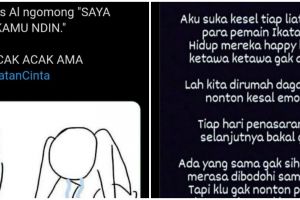 10 Curhatan lucu 'demam' Ikatan Cinta ini bikin fans senyum