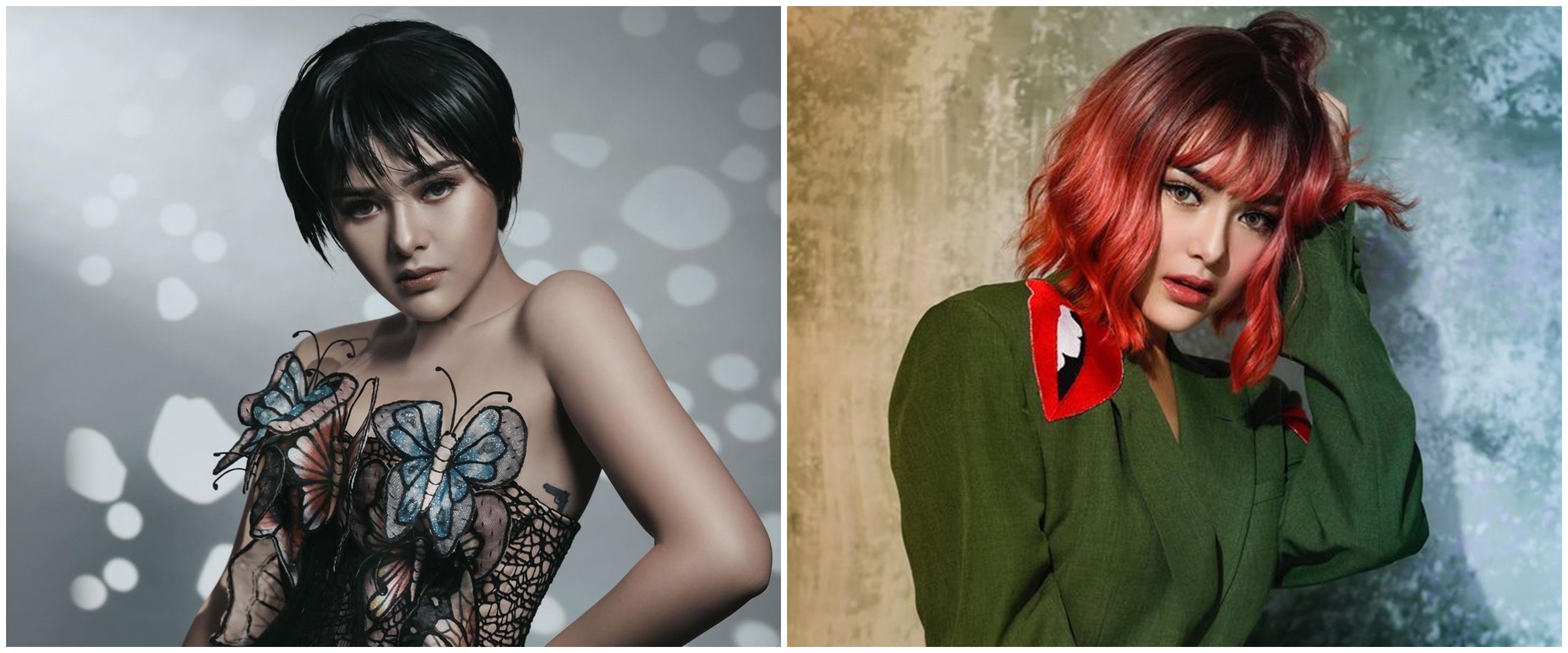 10 Pesona Amanda Manopo kenakan rambut palsu, beda dari biasanya