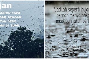 40 Kata-kata bijak hujan yang isinya romantis, lucu, dan penuh makna