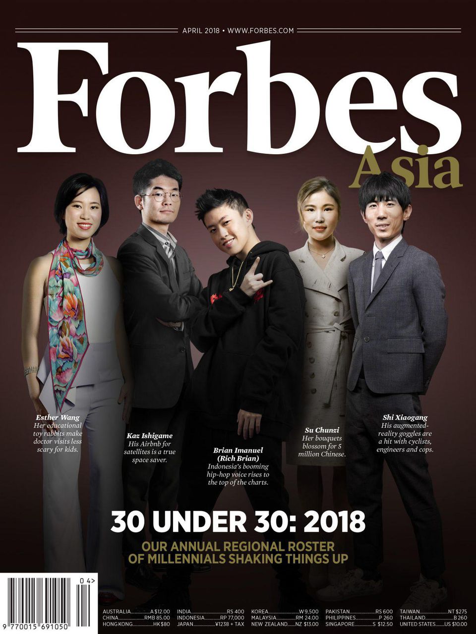 Berprestasi, ini potret 5 seleb Indonesia jadi cover majalah top dunia