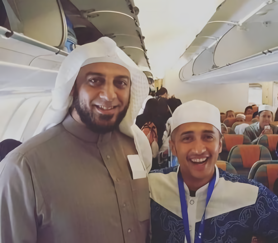 10 Potret kenangan Irfan Hakim dan Syekh Ali Jaber, penuh kesan