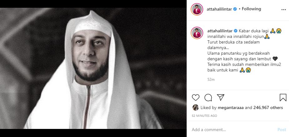 Syekh Ali Jaber meninggal, ini ungkapan duka dan doa 14 seleb