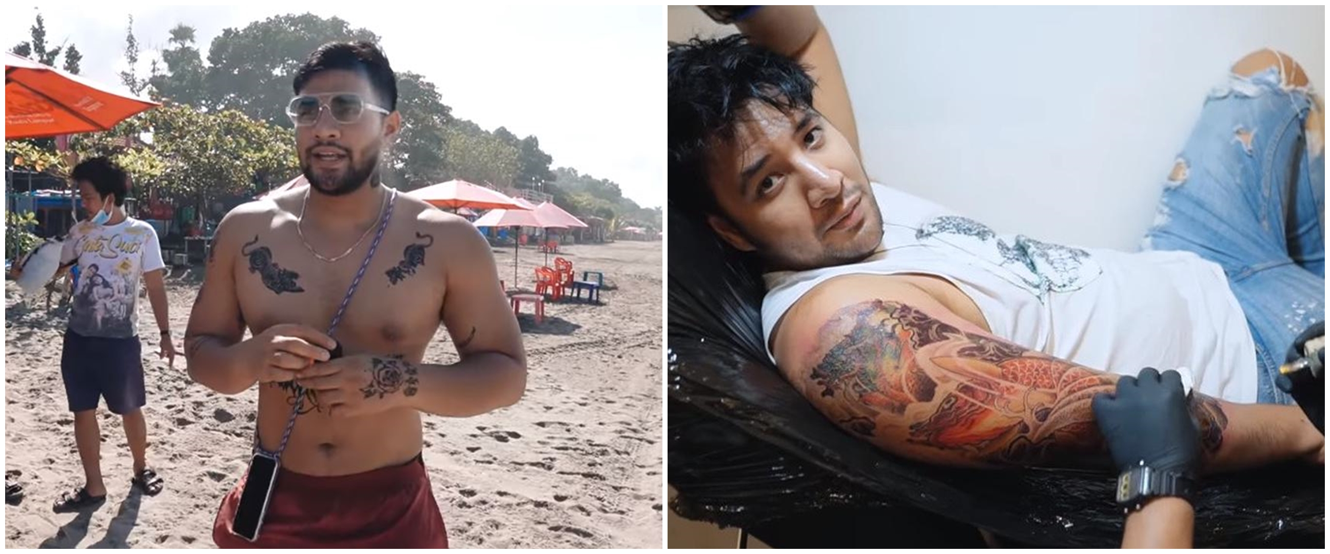 8 Potret terbaru Ammar Zoni dengan tubuh penuh tato, makin sangar