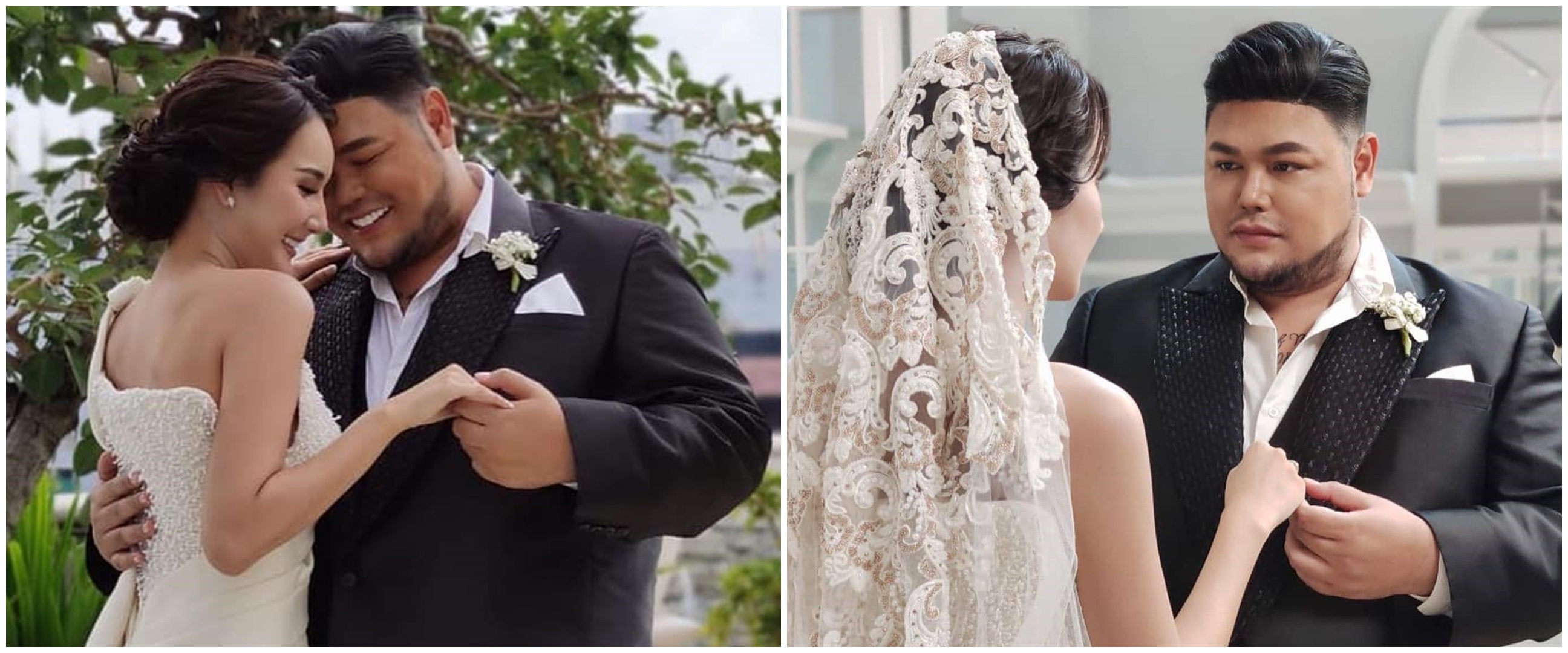 6 Potret Ivan Gunawan & Bella Aprilia pakai baju pengantin