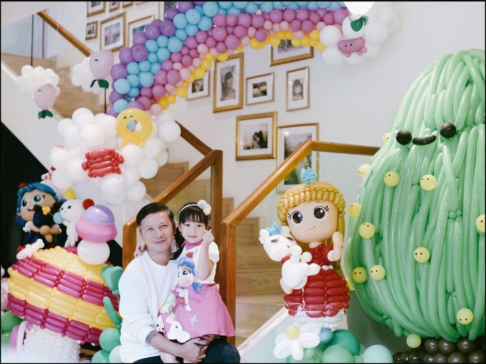 8 Potret perayaan ulang tahun Gempi ke-6, meriah maksimal