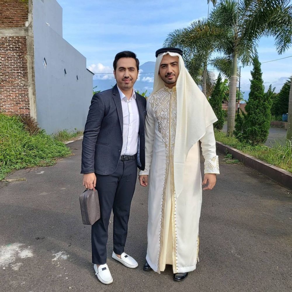 10 Momen akad nikah Reza D'Academy dan Valda Alviana, bernuansa Arab