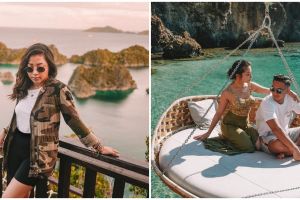10 Momen seru Nikita Willy di Raja Ampat, berenang bareng hiu