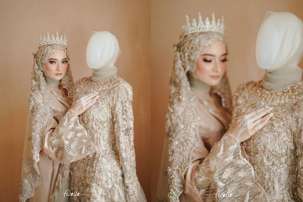 10 Potret gaun Valda Alviana istri Reza D'Academy, bak putri raja