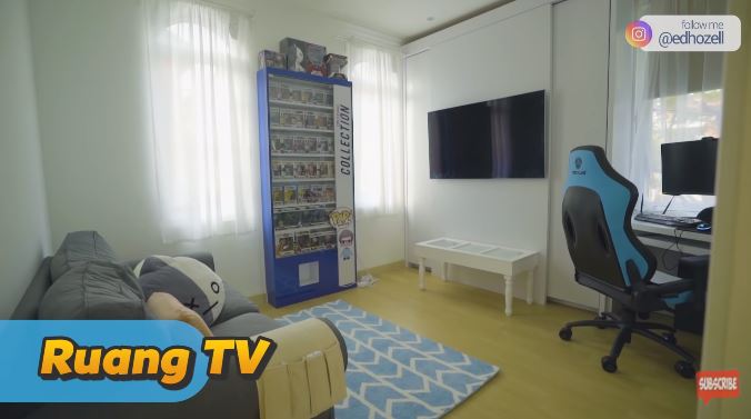 10 Penampakan rumah YouTuber Edho Zell, kamar tidurnya curi perhatian