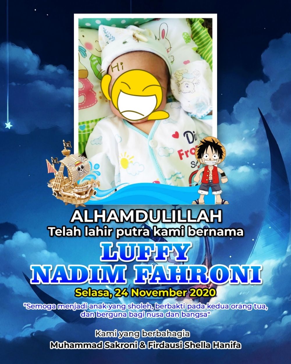 10 Nama anak terinspirasi dari karakter anime, uniknya bikin senyum