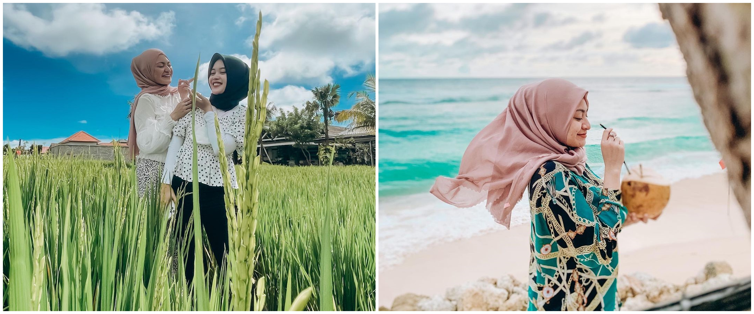 8 Potret seru Nathalie Holscher dan anak-anak Sule liburan di Bali