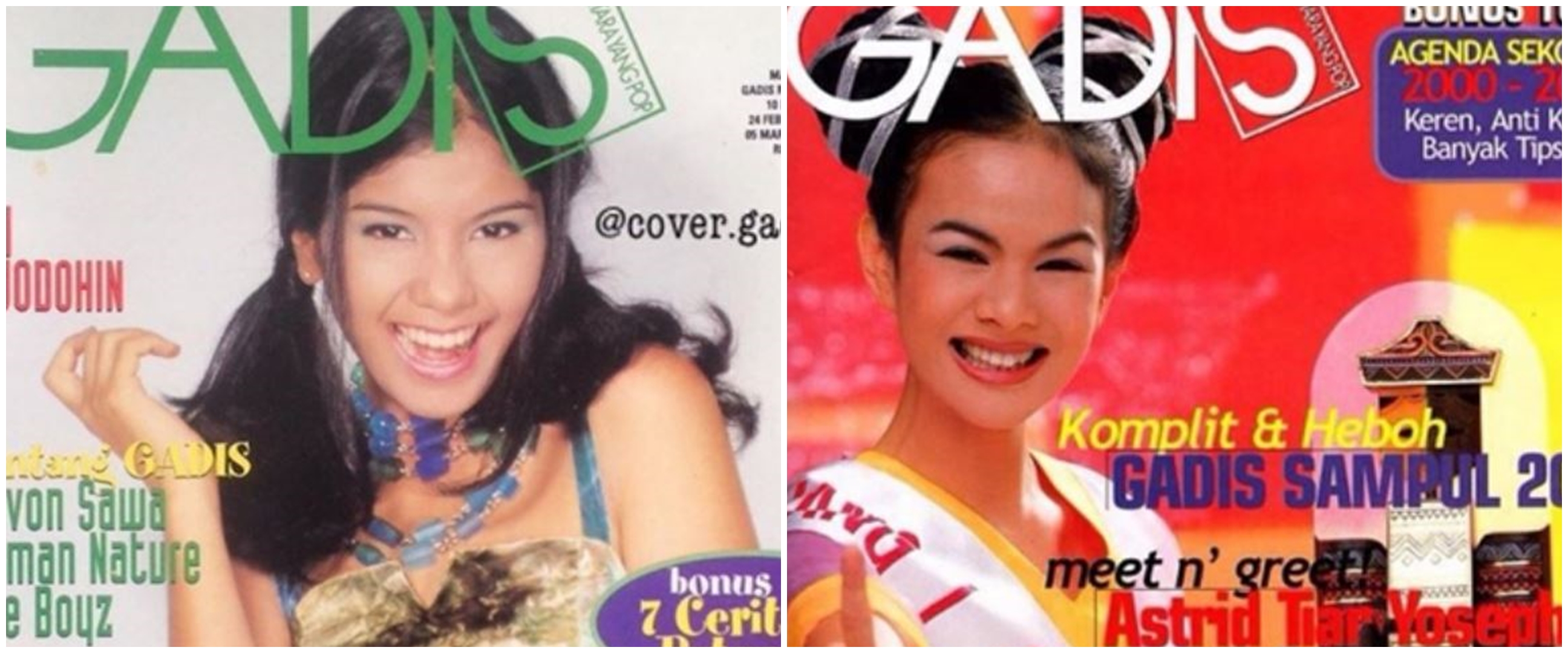 Potret jadul 12 presenter cantik saat jadi model majalah