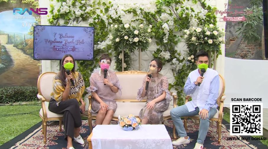 Gaya 7 seleb hadiri acara 7 bulanan Zaskia Sungkar, ada 'Arya Saloka'