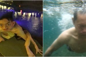 10 Momen lucu pose di dalam air ini bikin mikir dua kali