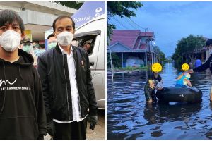 7 Aksi Rian D'Masiv bantu korban banjir di Kalsel, tuai pujian