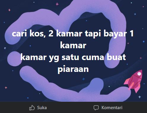 10 Status absurd orang cari kost ini bikin ngerutin dahi