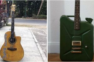 10 Kreasi gitar unik ala warganet ini bikin nyengir kuda